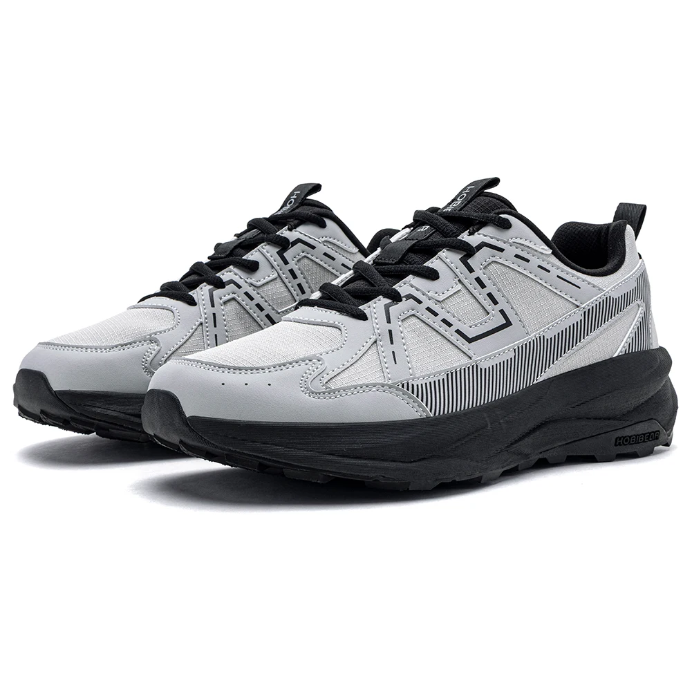 HOBIBEAR Wide Toe Box Running Shoes Unisex Trail Runner Sneakers Non-Slip Lightweight Outdoor Jogging Footwear for Men Women
