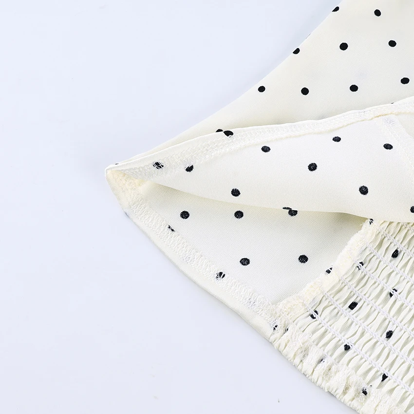 Linad Sexy Backless Polka Dot Tank Top Elegant Satin Spaghetti Strap Lace Camis Street Chic Sleeveless Vest Female 2025 Summer