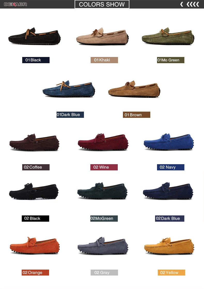 DEKABR Casual Men Genuine Leather Shoes Summer Breathable Green Men's Loafers Leather Shoes Sapato Masculino Zapatos Hombre