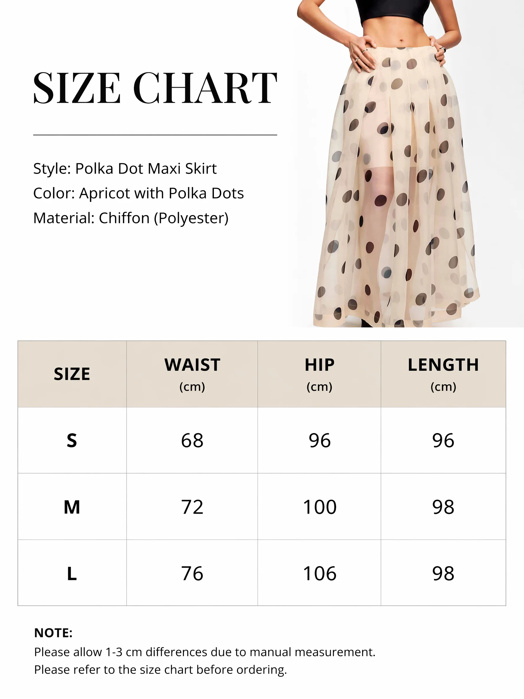LIMO 2026 Summer See Through Polka Dot Organza Long Skirt High Waist Side Split Swing Maxi Skirt For Women