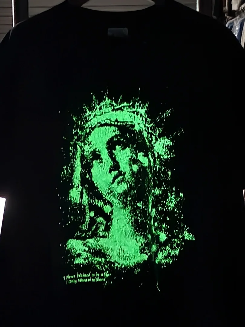 25SS Saint x Planet War Printed Women Men T shirts tees Hiphop Oversized Men Casual Cotton T shirt Summer Style