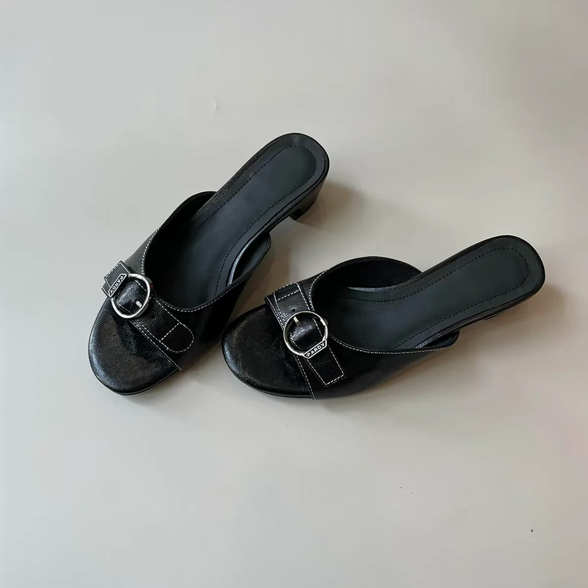High Heels Slippers Women Sandals New Open Toe Summer Shoes 2026 Designer Brand Chunky Beach Shoes Causal Flip Flops Sandalias