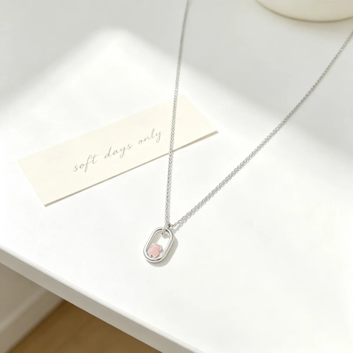 Cute Bear Pendant Necklace Dainty Neck Jewelry Versatile Outfit Accessory, Ideal Gift for Women Girls Daily Dating Party All Occasions