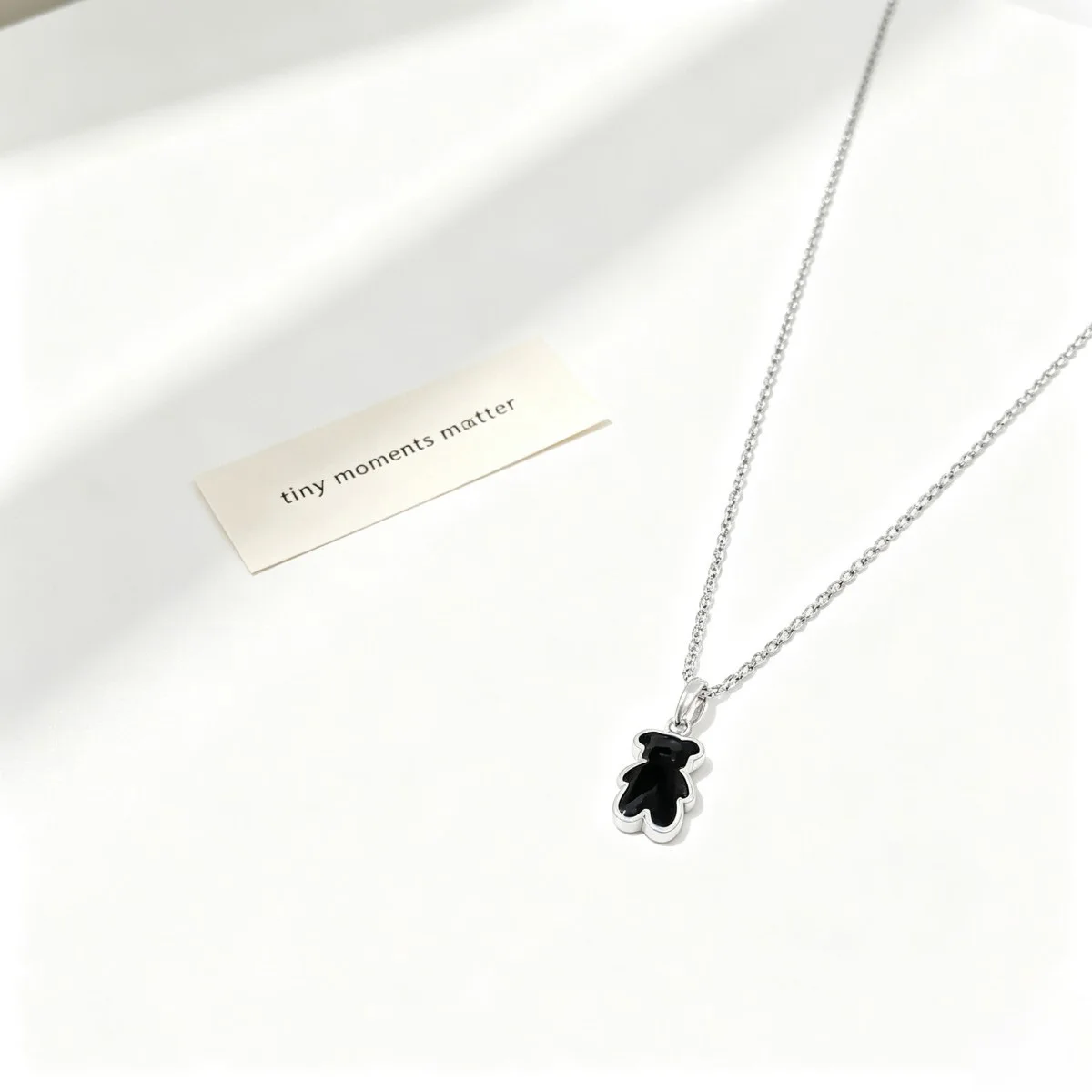 Cute Bear Pendant Necklace Dainty Neck Jewelry Versatile Outfit Accessory, Ideal Gift for Women Girls Daily Dating Party All Occasions