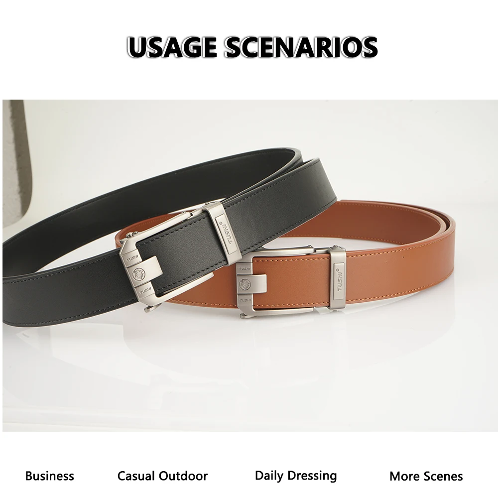 TUSHI New 3.8CM Military Belt for Men Sturdy Nylon Metal Automatic Buckle Leather Belts Tactical Outdoor Girdle IPSC Accessories