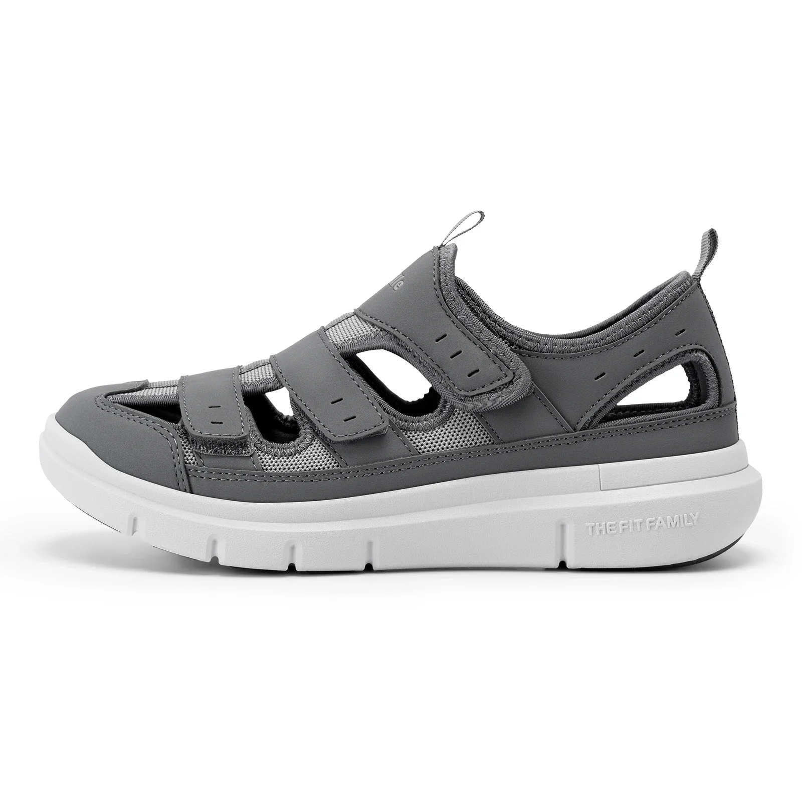FitVille Summer Men's Wide Width Casual Diabetic Sandals, Lightweight Open Toe Sandals Built-in Arch Support, Effective Foot Pain Relief for Plantar Fasciitis, for Wide & Swollen Feet