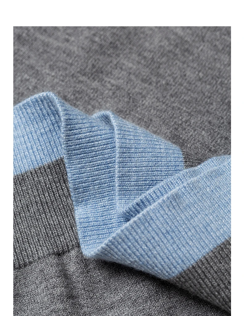 TOYOUTH Women's Fitted Polo Neck Knitwear 2026 Autumn New Contrast Color V-Neck College Style Long Sleeve Top