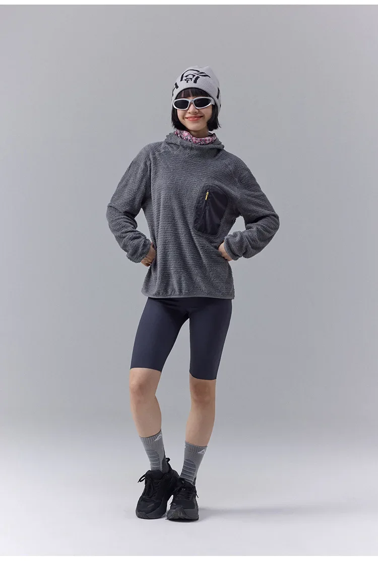 Unisex THERMOLITE® All Season Thermal Hoodie 190g Ultralight Breathable Fleece Mid Layer with Thumbholes & Zip Pocket