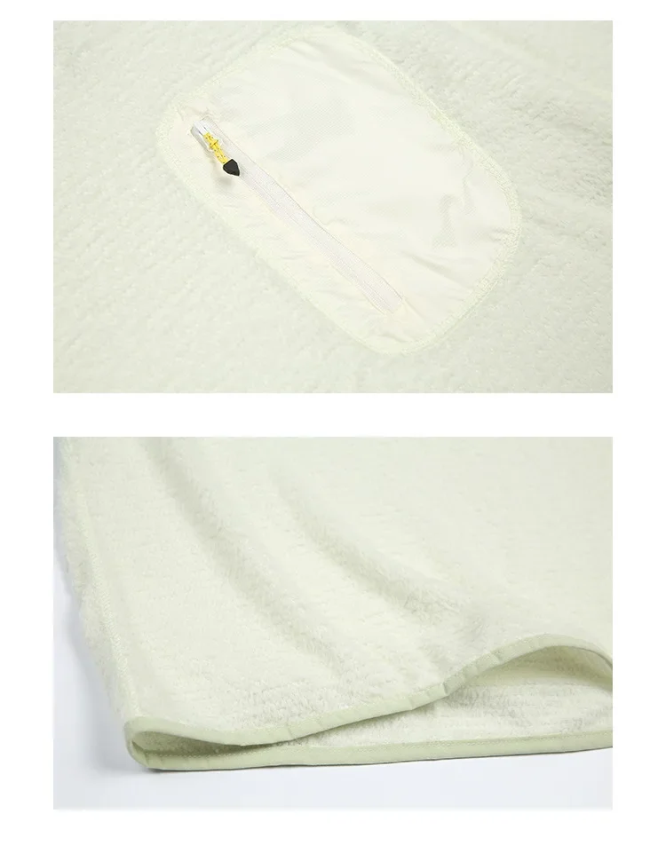 Unisex THERMOLITE® All Season Thermal Hoodie 190g Ultralight Breathable Fleece Mid Layer with Thumbholes & Zip Pocket