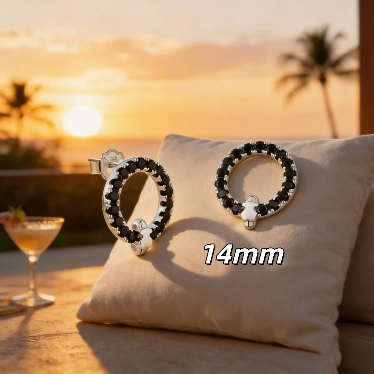 Shiny Bear Huggie Earrings Chic Daily Accessory Easy To Match Clothes Lovely Gift For Female Friends