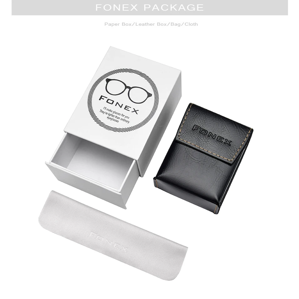FONEX High Quality Folding Reading Glasses Men Women Foldable Presbyopia Reader Hyperopia Diopter Eyeglasses Screwless LH012