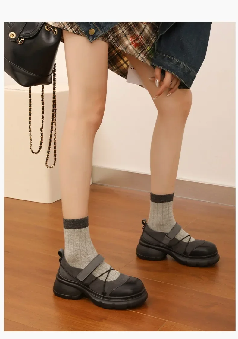 Autumn Chunky Women Sports Shoes Fashion Shallow Butterfly-knot Platform Sneakers Ladies Casual Flats Outdoor 2026 Jane Shoe