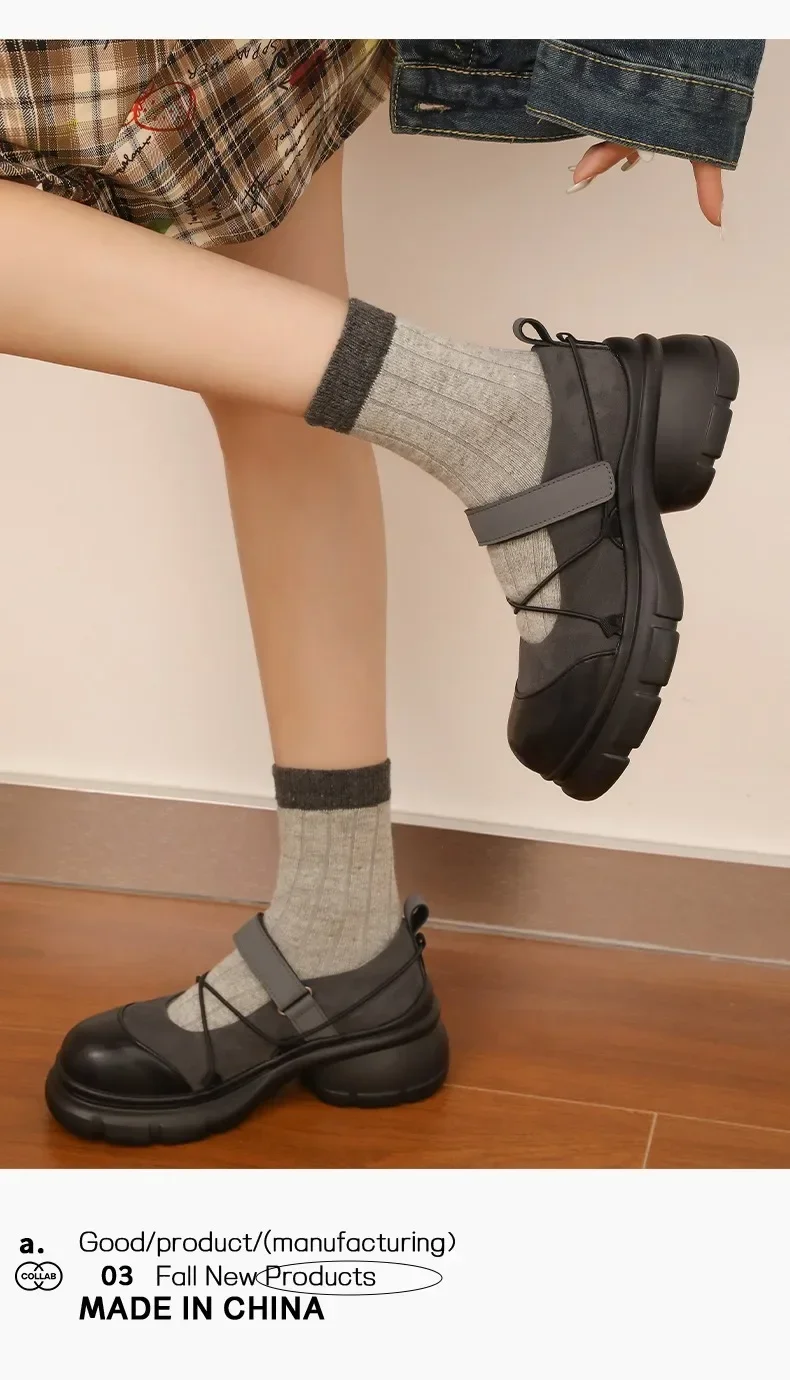 Autumn Chunky Women Sports Shoes Fashion Shallow Butterfly-knot Platform Sneakers Ladies Casual Flats Outdoor 2026 Jane Shoe