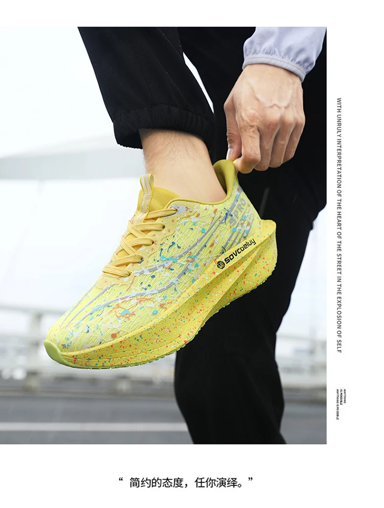 Men Running Shoes Breathable Lightweight Comfortable Casual Shoes Outdoor Wear-resistant Low-top Sports Walking Size 35-45