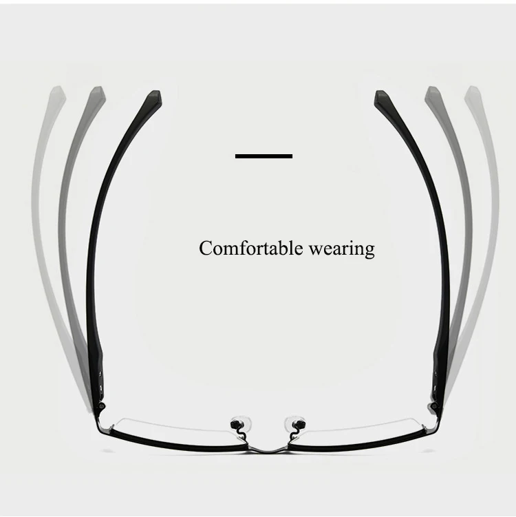 Men Titanium Alloy Eyeglasses Frame for Male Eyewear Flexible Temples Legs IP Electroplating Alloy Material Full Rim Half Rim