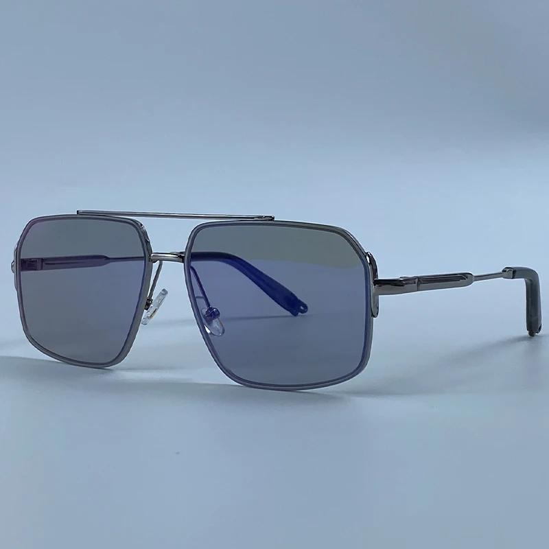 Oversized Square Sunglasses Men 2026 Luxury Brand Gold Metal Frame Double Bridge Sun Glasses Male Vintage Fashion Driving Shades