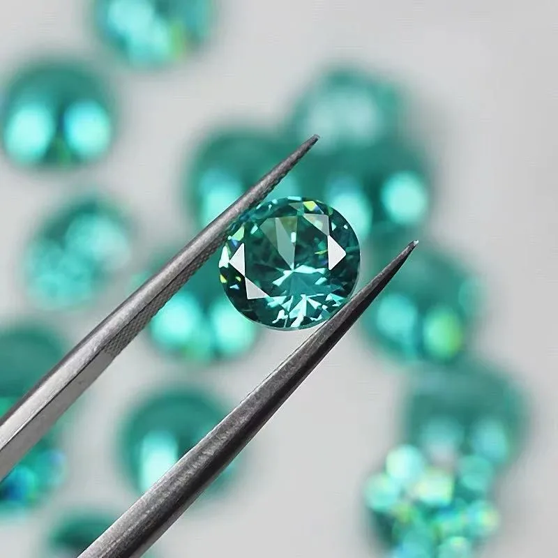 Lab Grown Paraiba Oval Cut Neon Blue Color for DIY Advanced Jewelry Making Inlay Ring Necklace Selectable Certificate