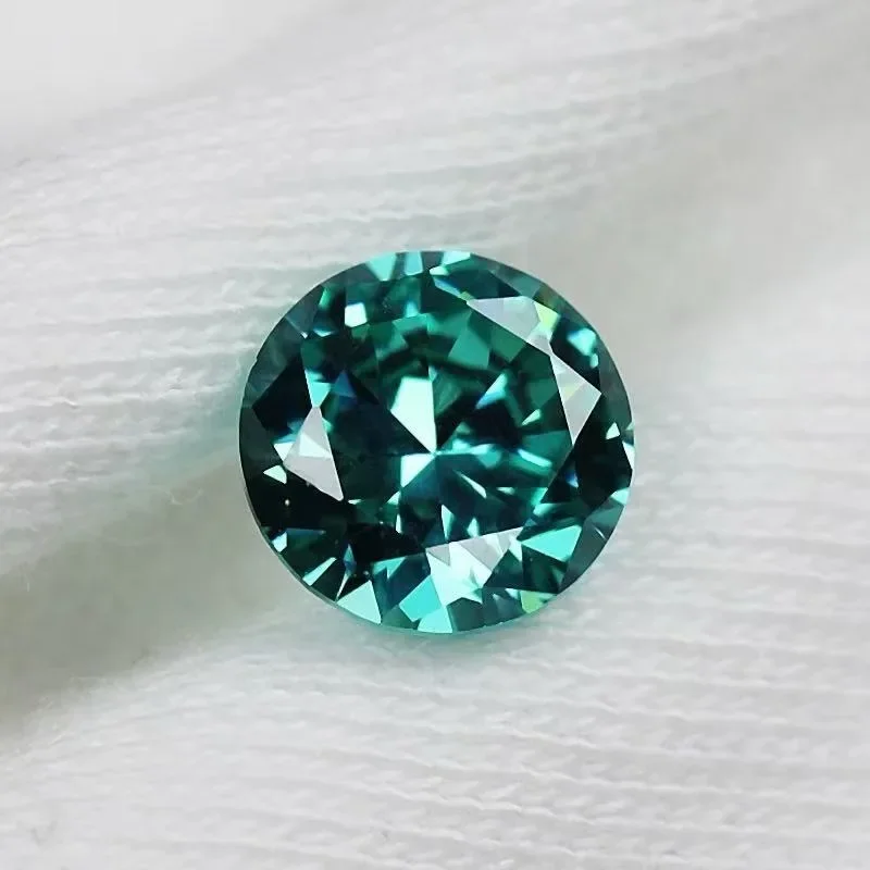 Lab Grown Paraiba Oval Cut Neon Blue Color for DIY Advanced Jewelry Making Inlay Ring Necklace Selectable Certificate