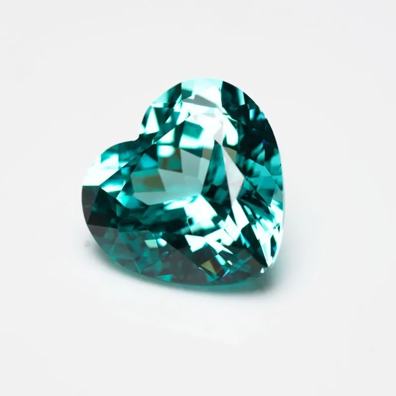 Lab Grown Paraiba Oval Cut Neon Blue Color for DIY Advanced Jewelry Making Inlay Ring Necklace Selectable Certificate