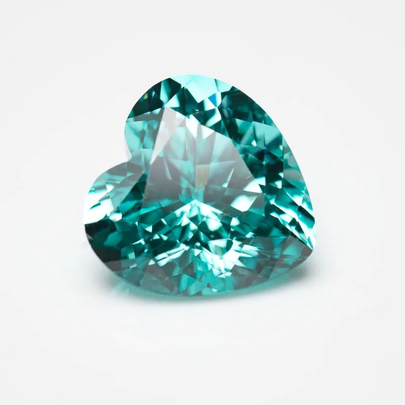 Lab Grown Paraiba Oval Cut Neon Blue Color for DIY Advanced Jewelry Making Inlay Ring Necklace Selectable Certificate