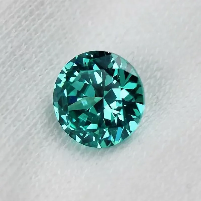 Lab Grown Paraiba Oval Cut Neon Blue Color for DIY Advanced Jewelry Making Inlay Ring Necklace Selectable Certificate