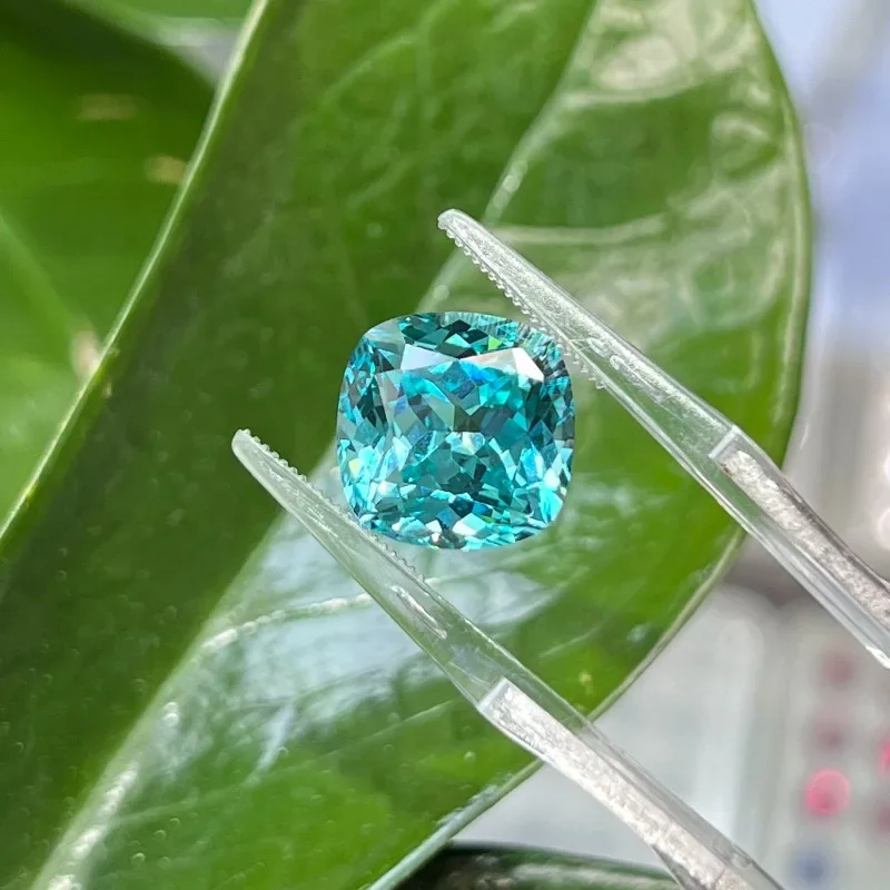 Lab Grown Paraiba Oval Cut Neon Blue Color for DIY Advanced Jewelry Making Inlay Ring Necklace Selectable Certificate