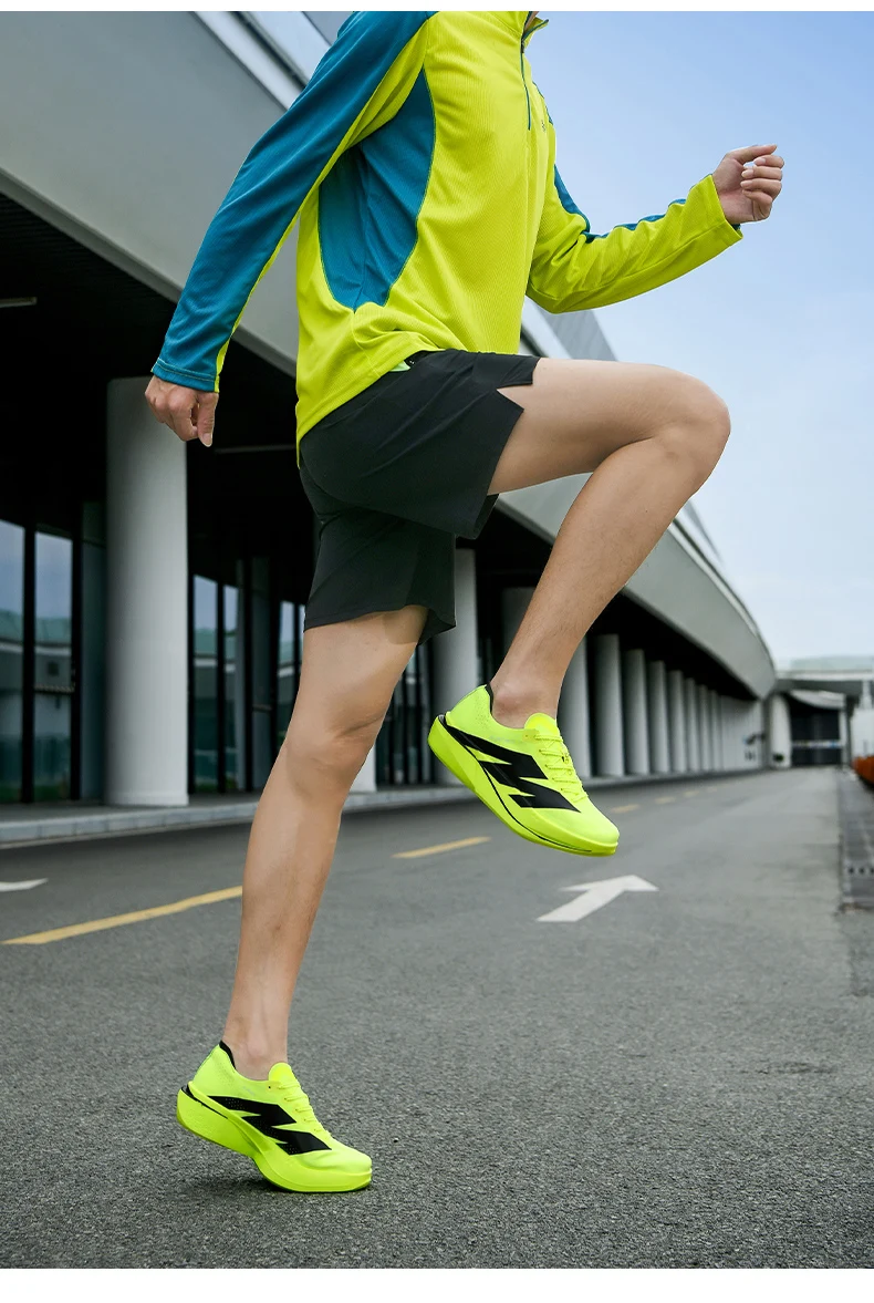 Men Carbon Plate Running Shoes Breathable Women Athletic Tennis Sneakers Cushion Sport Trainers Outdoor Marathon Jogging Shoes