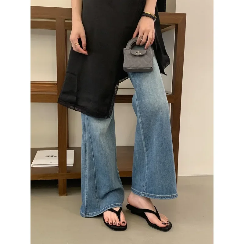 2027 Summer Fashion Shallow Square Clip Toe Slippers Women Low Heels Sandals Elegant Party Flip Flops Female Shoes