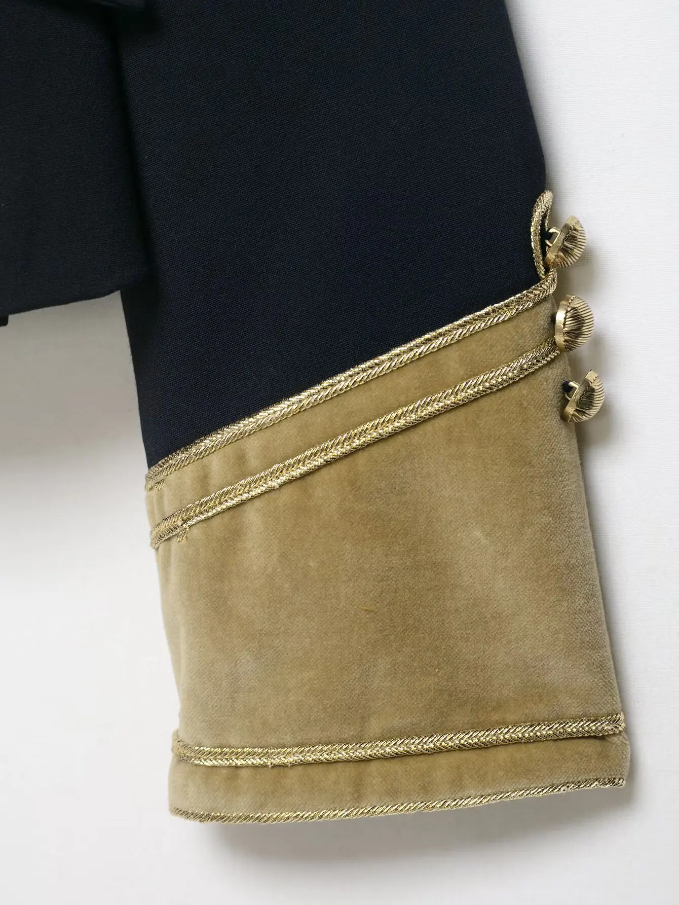 New Women's Napoleon Jacket Street Stand Collar Long Sleeve Buttons Short Jackets Chic 2026 Autumn Female Daily Outerwear