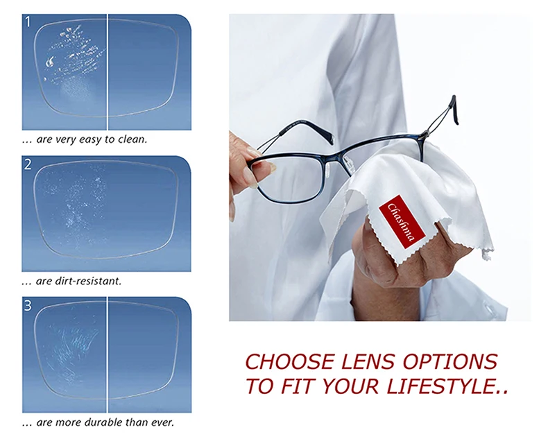 Free Form Progressive Digital Anti Blue Ray Optical Lenses Wide Field Lens Multifocal for Cut Off Computer Blue Light Protection