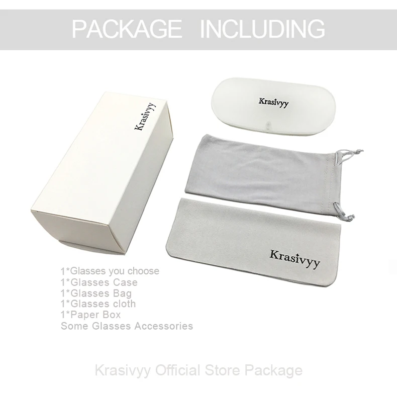 Krasivyy Pure Titanium Rimless Glasses Frame Men Prescription Eyeglasses Germany Women Myopia Optical Frame Screwless Eyewear