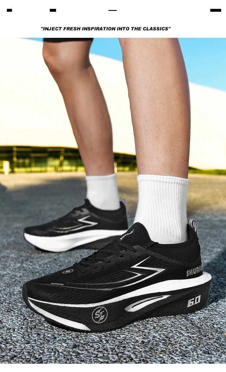 Carbon Fiber Board Men's Marathon Chunta Breathable Women's lightweight and Comfortable Sports Shoes
