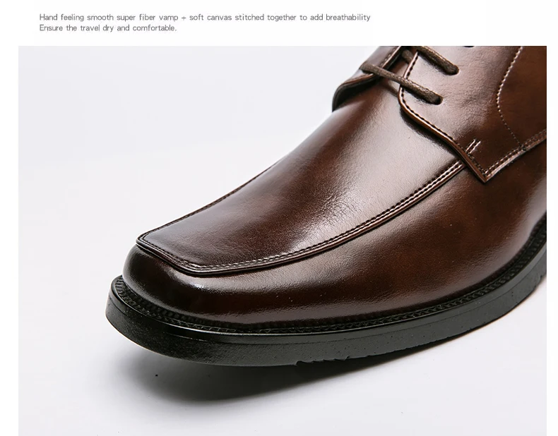 Trend Men's Dress Shoes High Quality Brogues Office Casual Business Shoes For Men Classic Wedding Party Formal Leather Shoes Man