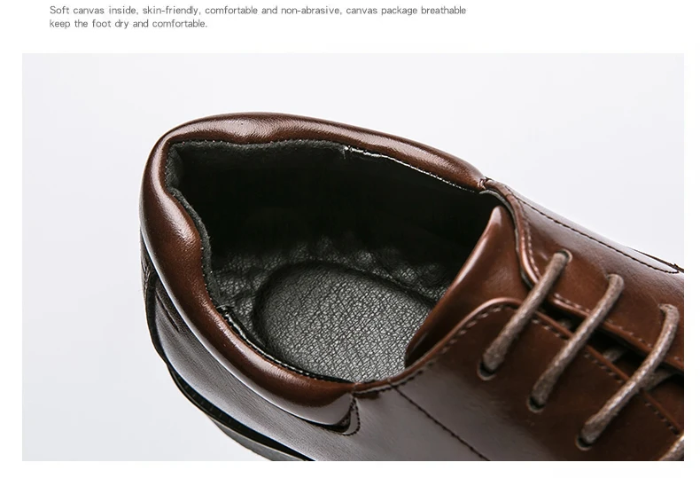 Trend Men's Dress Shoes High Quality Brogues Office Casual Business Shoes For Men Classic Wedding Party Formal Leather Shoes Man