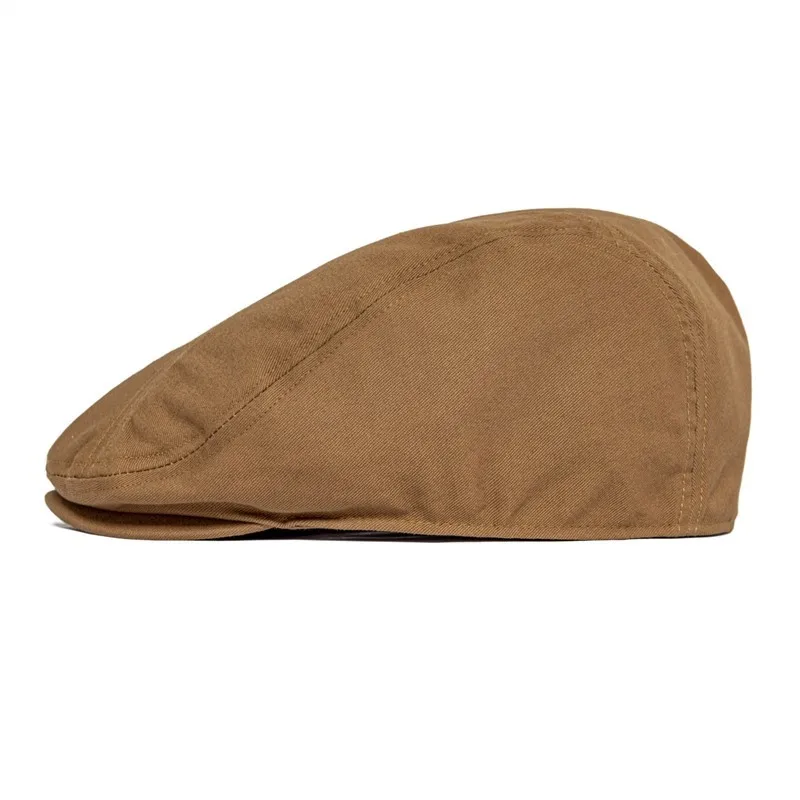 BOTVELA Men's 100% Cotton Newsboy Caps High Quality Classic Flat Cap Gatsby Ivy Golf Cabbies Hat for Male Trucker Driver Hats