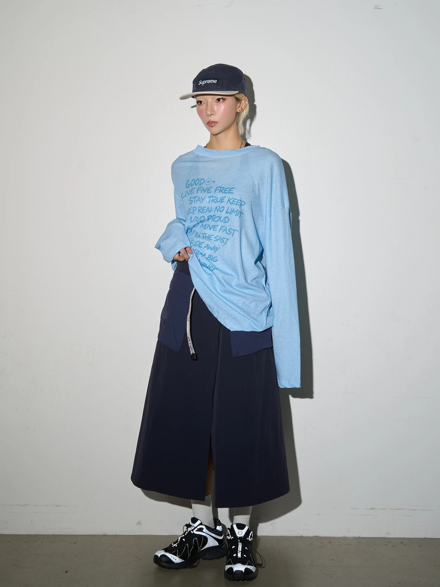 Outdoor Cargo Skirts Pants Men Fashion Quick Dry City Streetwear Loose Casual Sport Sweet Girl Y2k Track Shorts Skirt