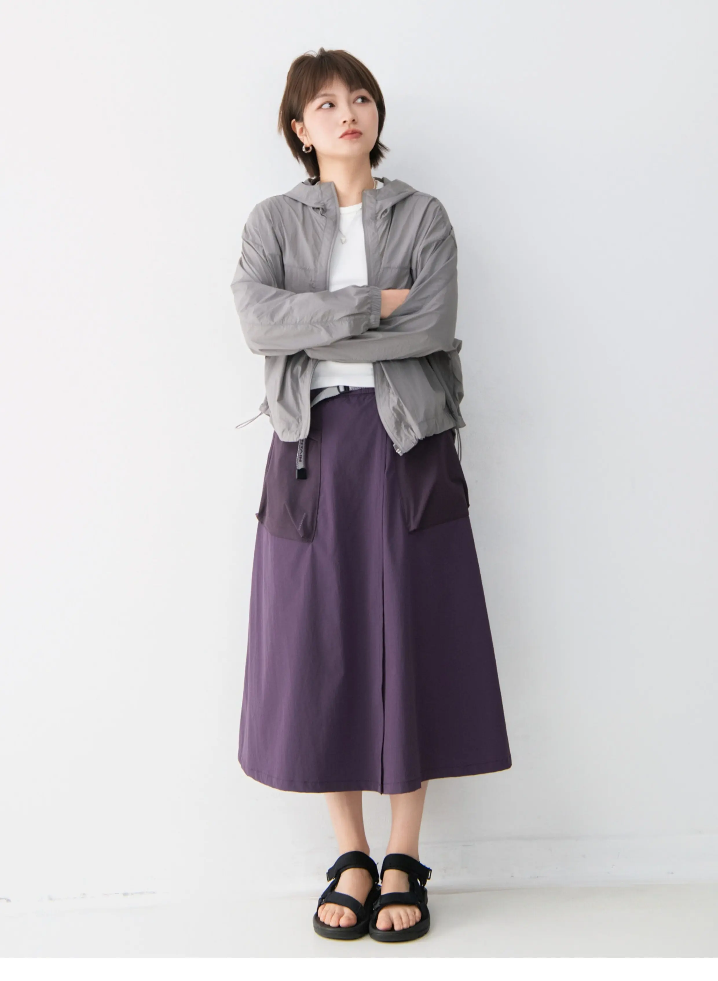 Outdoor Cargo Skirts Pants Men Fashion Quick Dry City Streetwear Loose Casual Sport Sweet Girl Y2k Track Shorts Skirt