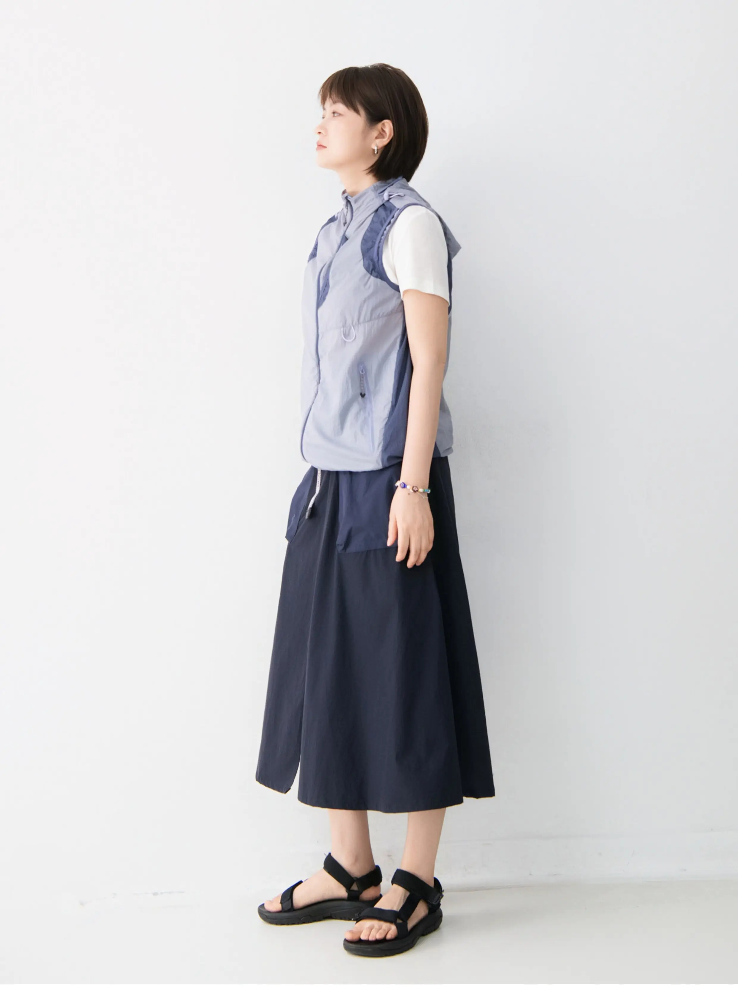 Outdoor Cargo Skirts Pants Men Fashion Quick Dry City Streetwear Loose Casual Sport Sweet Girl Y2k Track Shorts Skirt