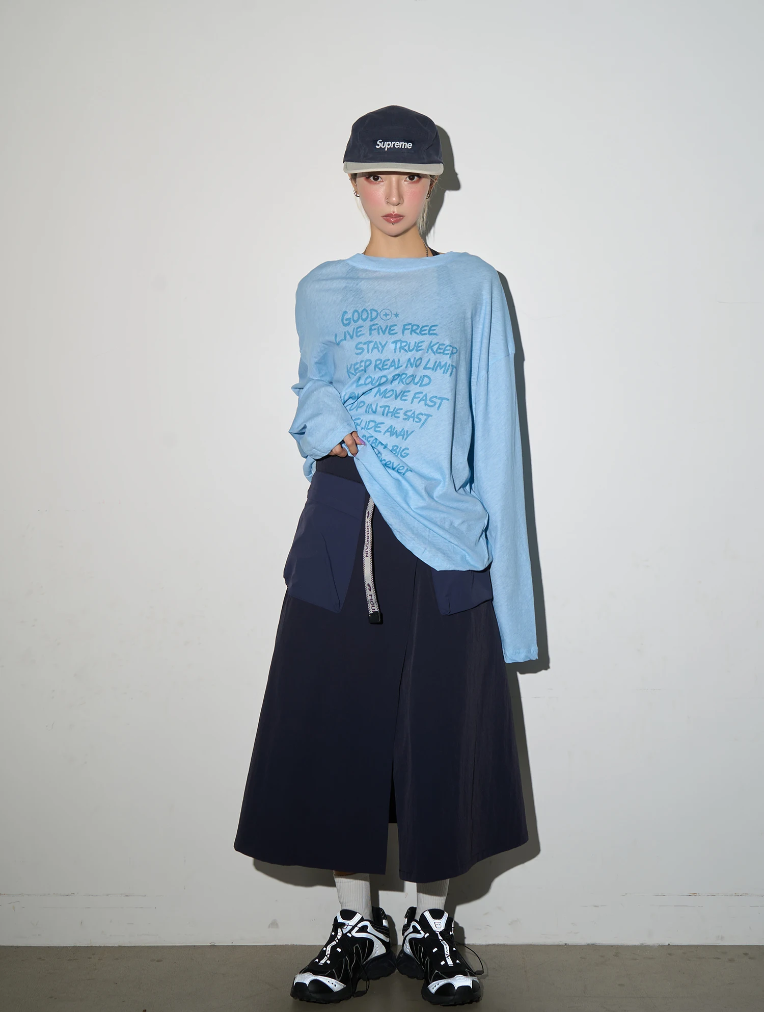 Outdoor Cargo Skirts Pants Men Fashion Quick Dry City Streetwear Loose Casual Sport Sweet Girl Y2k Track Shorts Skirt