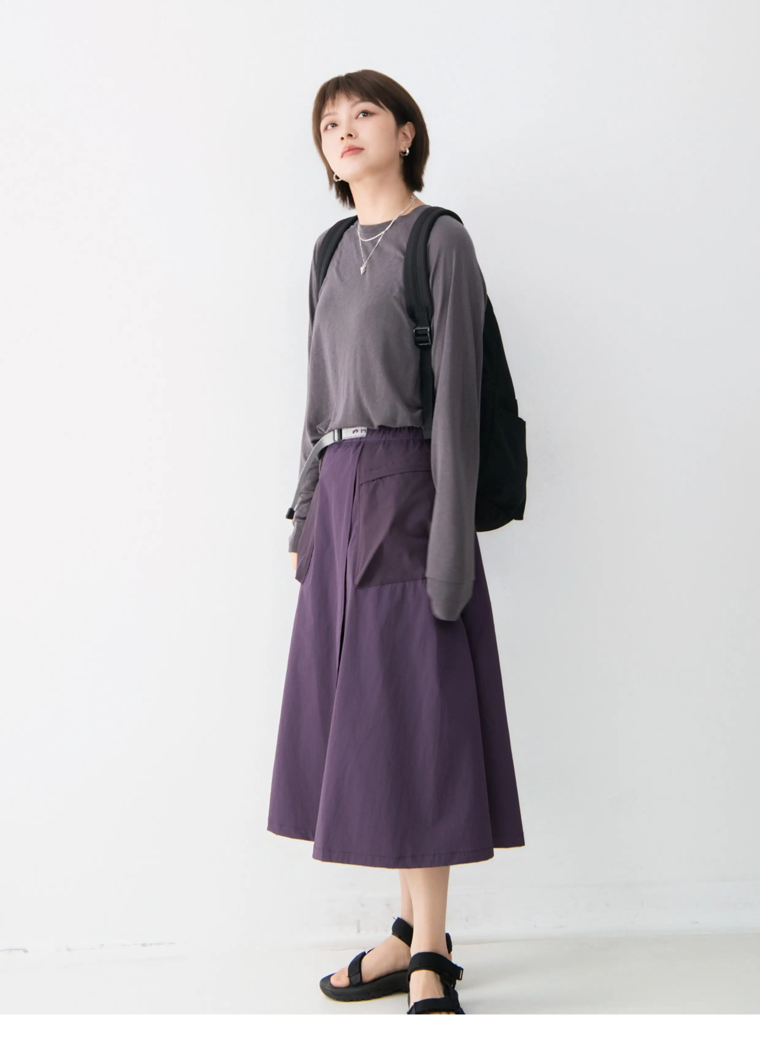 Outdoor Cargo Skirts Pants Men Fashion Quick Dry City Streetwear Loose Casual Sport Sweet Girl Y2k Track Shorts Skirt