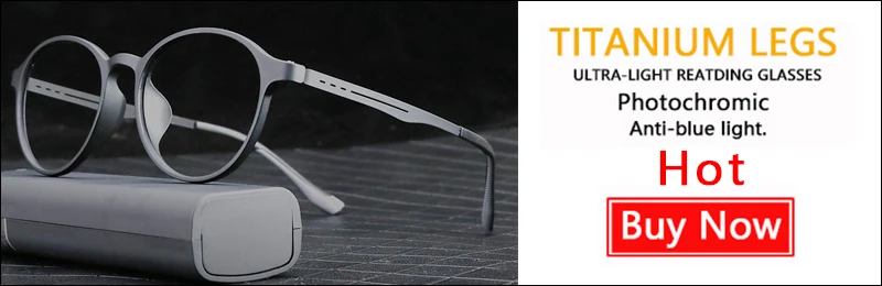Titanium Alloy Sunglasses Transition Photochromic Reading Glasses for Men Hyperopia Presbyopia with diopters Presbyopia Glasses