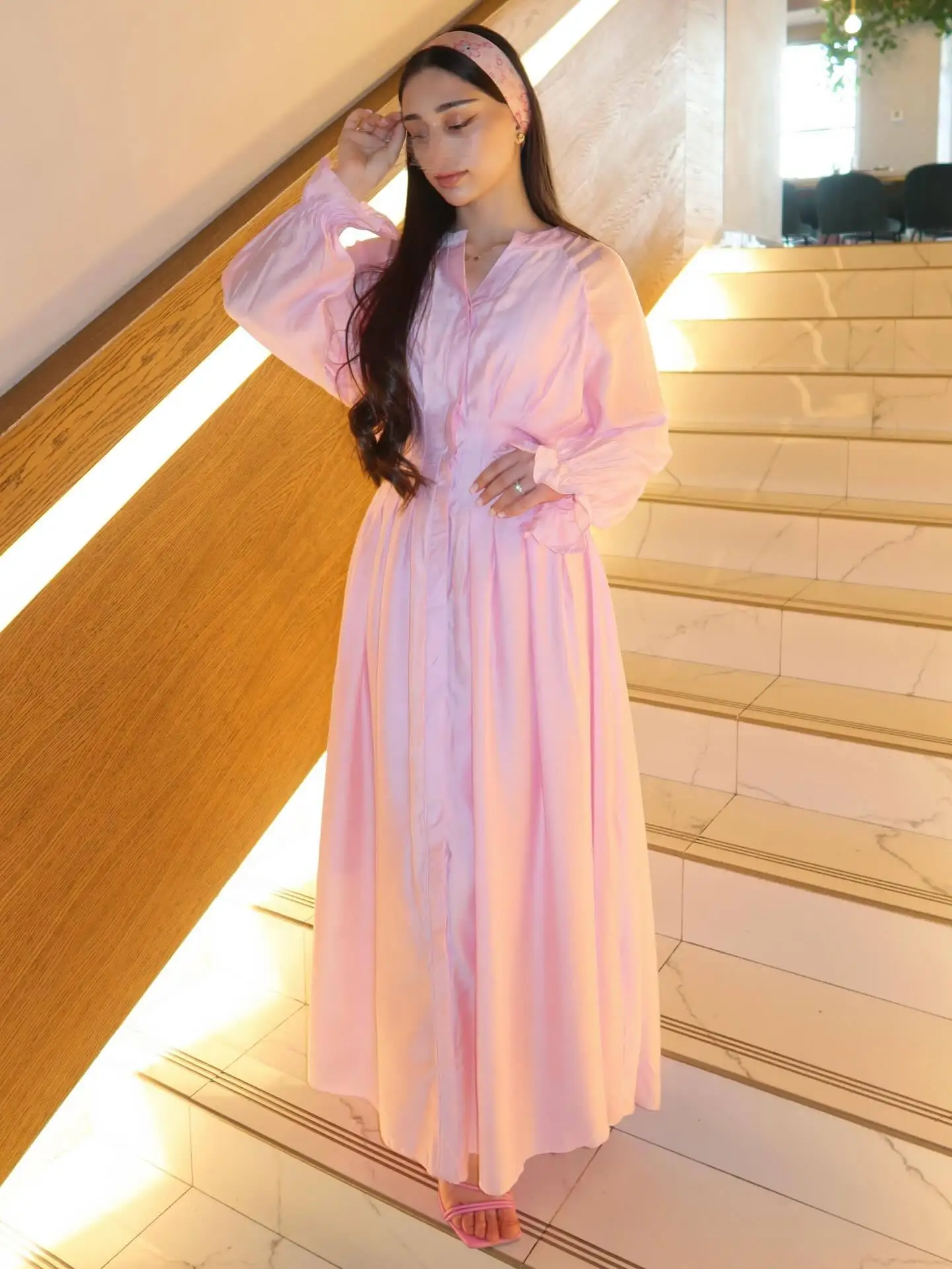 White Long Dress Women Shirt Dresses A Line Vestidos Y2k Streetwear V Neck Flare Sleeve Elegant High Waist Party Night Work 2026