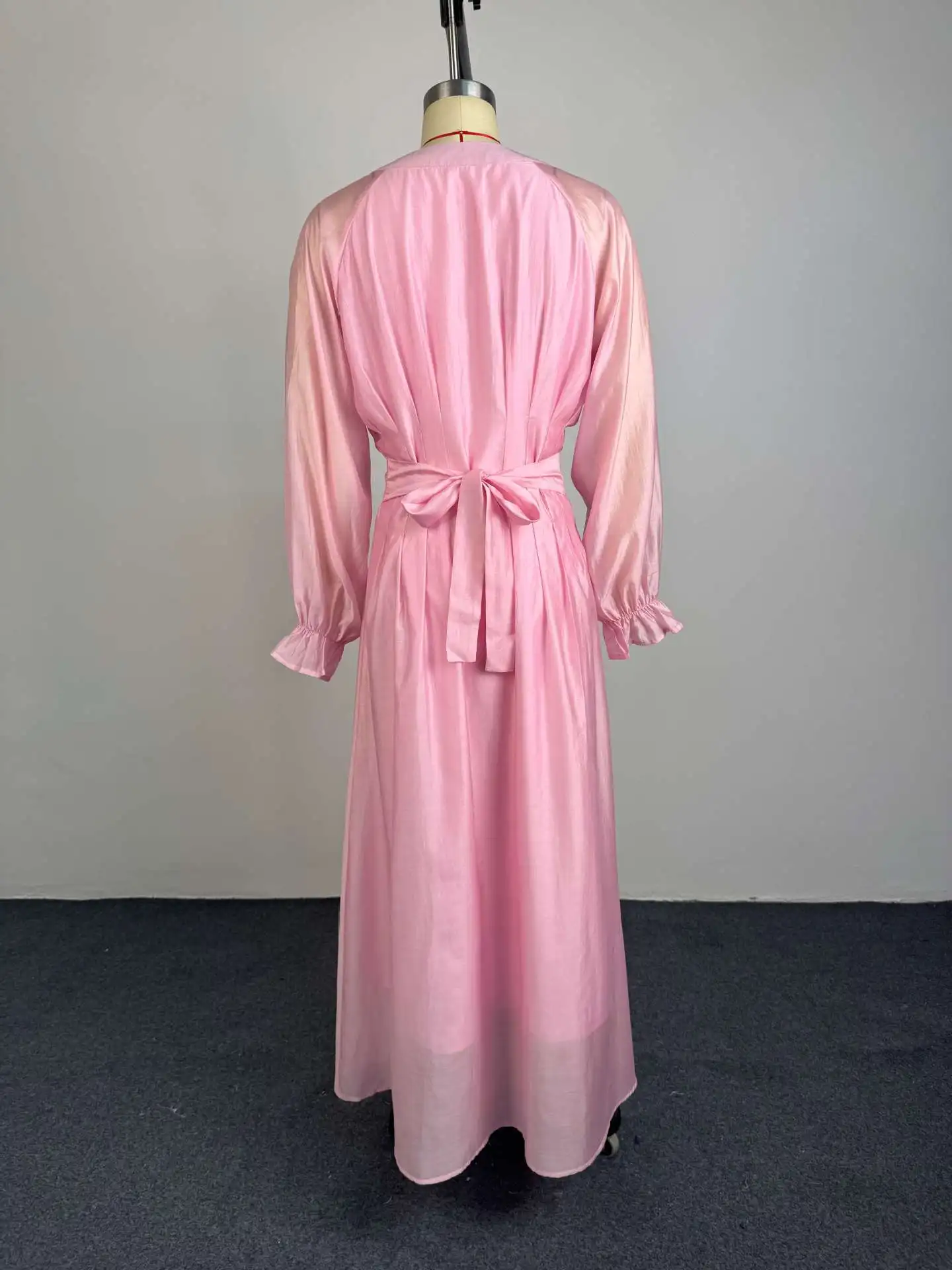 White Long Dress Women Shirt Dresses A Line Vestidos Y2k Streetwear V Neck Flare Sleeve Elegant High Waist Party Night Work 2026