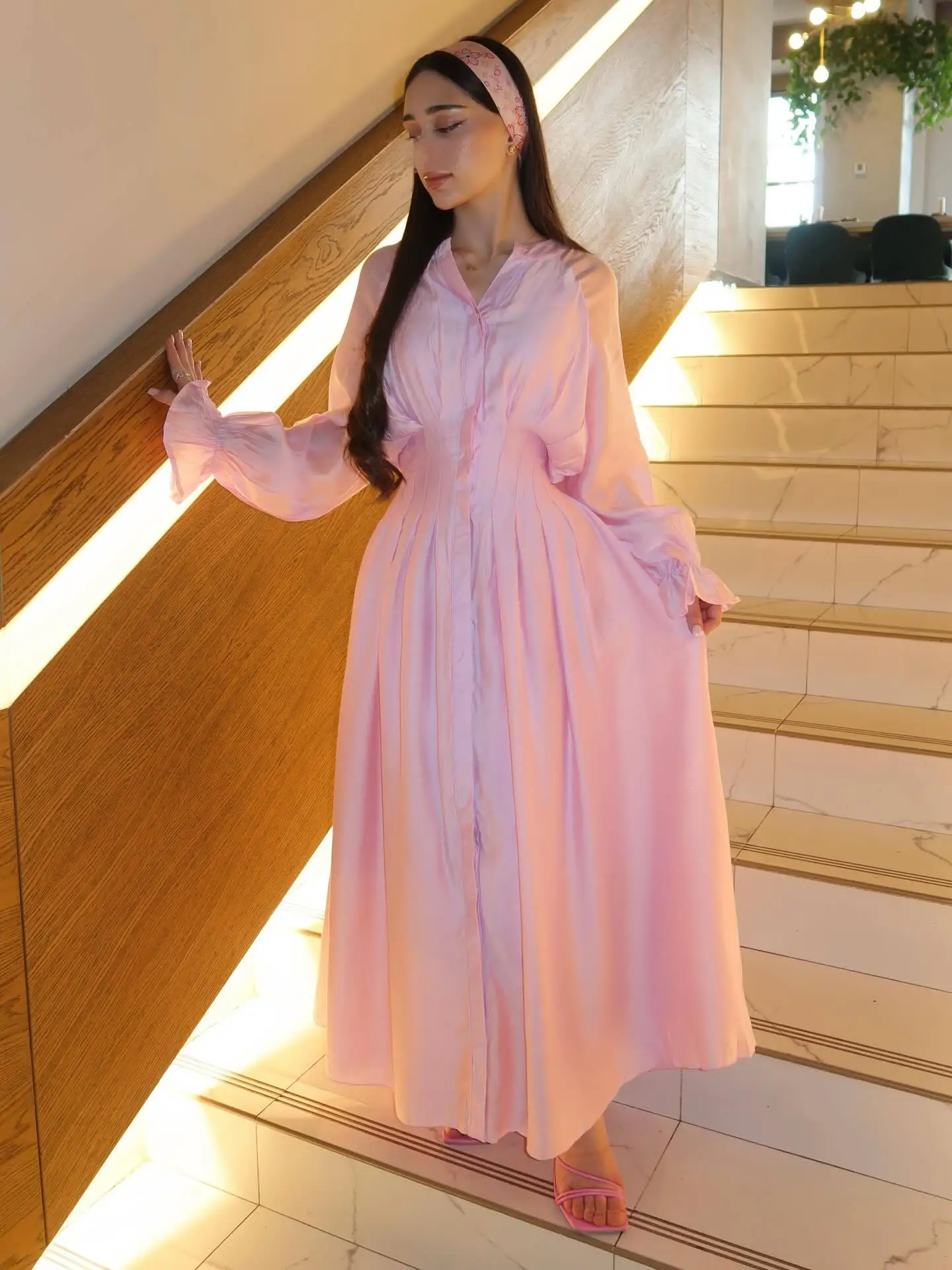 White Long Dress Women Shirt Dresses A Line Vestidos Y2k Streetwear V Neck Flare Sleeve Elegant High Waist Party Night Work 2026