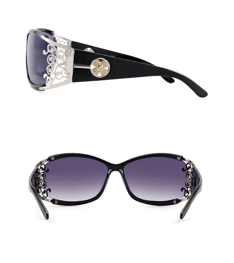 PARZIN Luxury Sunglasses Women Brand Designer Vintage Polarized Ladies Sun Glasses Hollow Lace Female Driving Goggles Shades