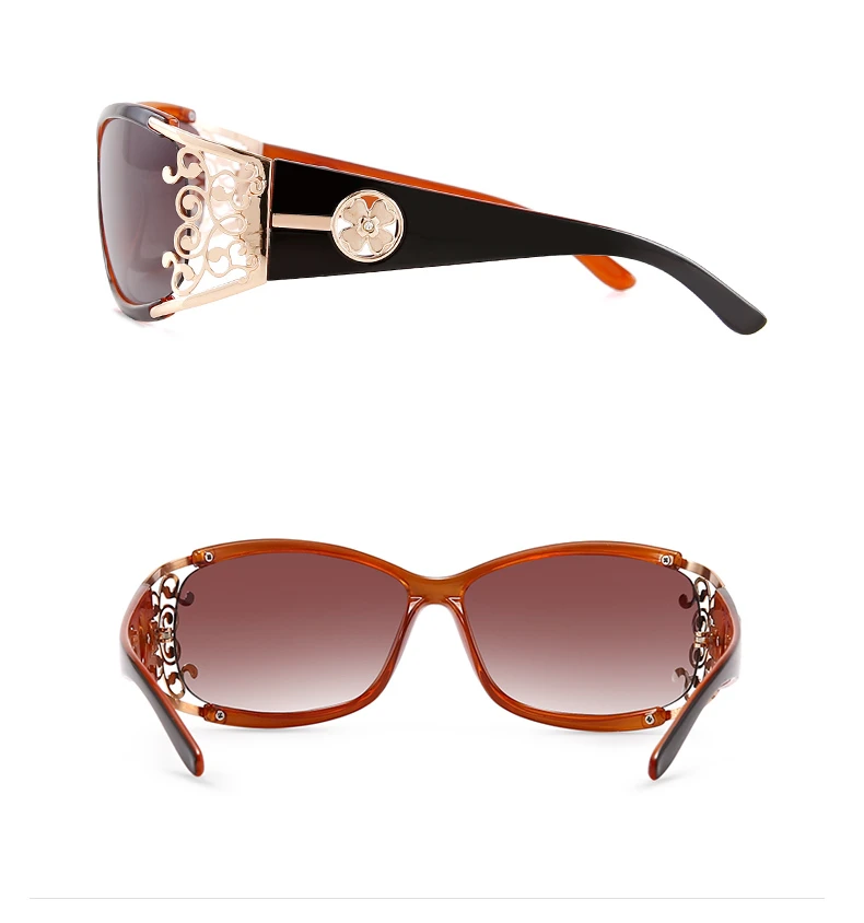 PARZIN Luxury Sunglasses Women Brand Designer Vintage Polarized Ladies Sun Glasses Hollow Lace Female Driving Goggles Shades