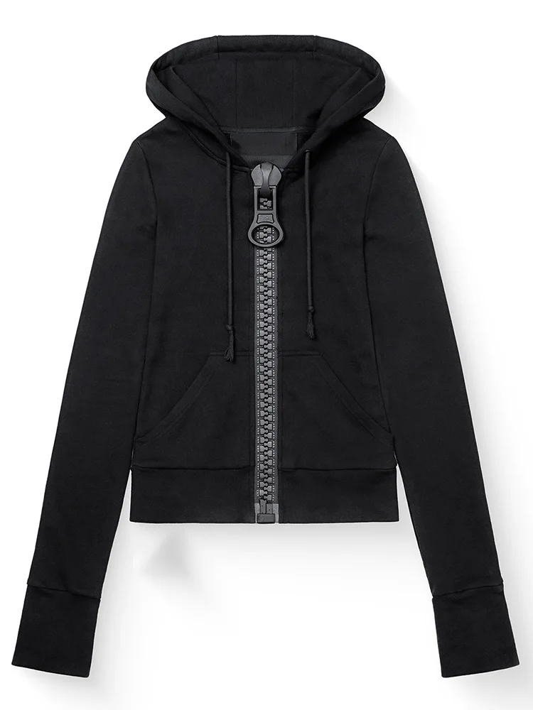 Oversized Hoodie Women Y2k European and American Retro Oversized Zipper Harajuku Street Hip-hop Casual Zipper Sweatshirt Unisex