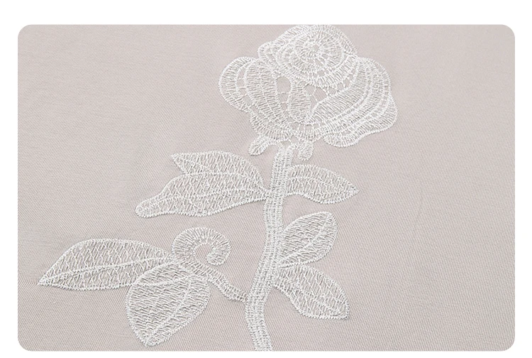 I BELIEVE YOU Elegant Casual Round Neck Short Sleeved T-Shirt 2026 Summer New Flower Embroidered Commuter Top Women 2263016343