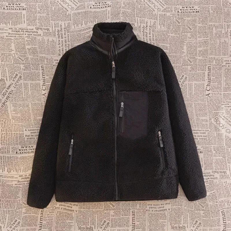 Fashion Casual Women Jackets Thickened Warm Loose Coats Male Female Fleece Coat Comfortable Streetwear Outdoors Autumn Winter