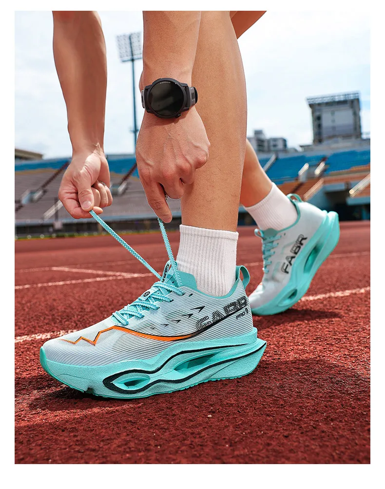 Men Running Shoes Carbon Board Professional Marathon Sports Breathable Lightweight Woman Comfortable Athletic Original Sneakers